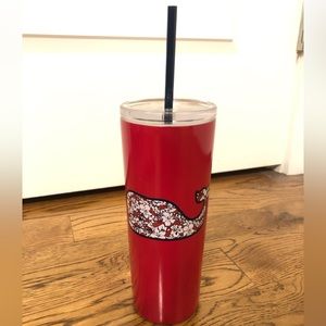 NWT Vineyard Vines for Target Red Hibiscus Tumbler